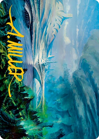 Image for Goldmire Bridge Art Card (Gold-Stamped Signature) (74) [Art Series: Modern Horizons 2]