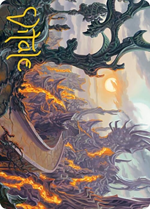 Image for Drossforge Bridge Art Card (Gold-Stamped Signature) (73) [Art Series: Modern Horizons 2]