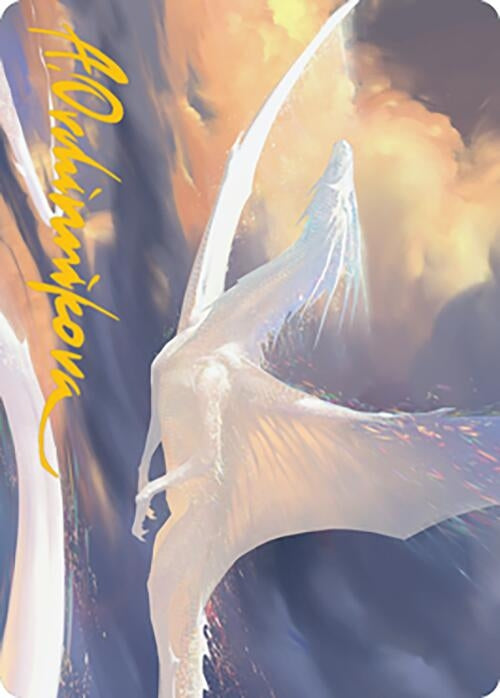 Image for Timeless Dragon Art Card (Gold-Stamped Signature) (9) [Art Series: Modern Horizons 2]