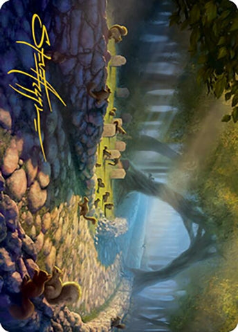 Image for Squirrel Sanctuary Art Card (Gold-Stamped Signature) (70) [Art Series: Modern Horizons 2]