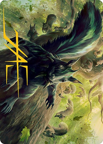 Image for Chatterfang, Squirrel General Art Card (68/81) (Gold-Stamped Signature) (68) [Art Series: Modern Horizons 2]