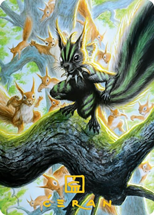 Image for Chatterfang, Squirrel General Art Card (67/81) (Gold-Stamped Signature) (67) [Art Series: Modern Horizons 2]