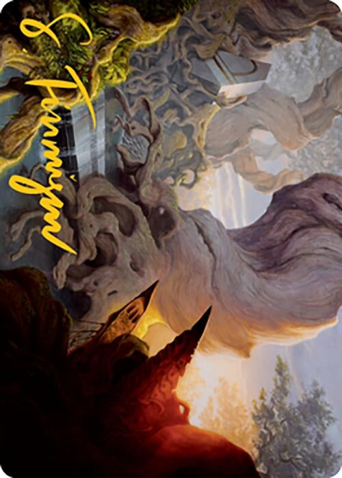 Image for Yavimaya, Cradle of Growth Art Card (Gold-Stamped Signature) (66) [Art Series: Modern Horizons 2]