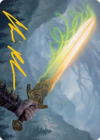 Image for Sword of Hearth and Home Art Card (Gold-Stamped Signature) (64) [Art Series: Modern Horizons 2]