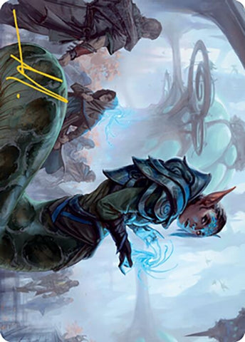Image for Lonis, Cryptozoologist Art Card (Gold-Stamped Signature) (57) [Art Series: Modern Horizons 2]