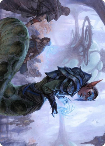 Image for Lonis, Cryptozoologist Art Card (57) [Art Series: Modern Horizons 2]