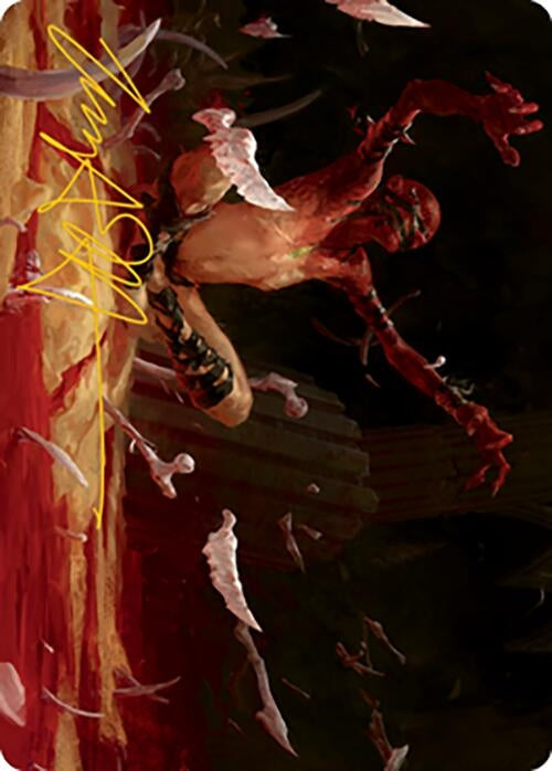 Image for Bone Shards Art Card (Gold-Stamped Signature) (27) [Art Series: Modern Horizons 2]