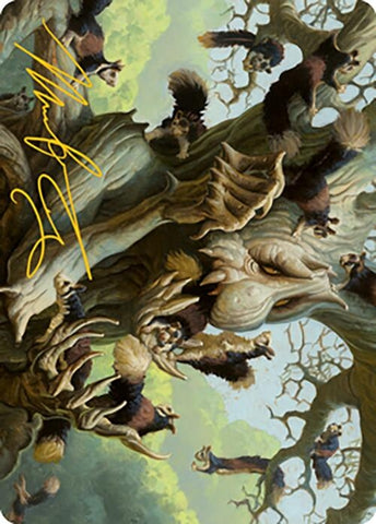 Image for Scurry Oak Art Card (Gold-Stamped Signature) (40) [Art Series: Modern Horizons 2]
