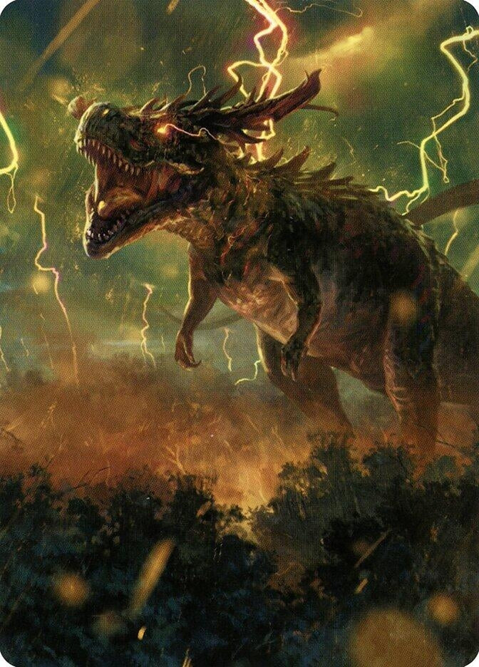 Image for Thrasta, Tempest's Roar Art Card (42/81) (42) [Art Series: Modern Horizons 2]