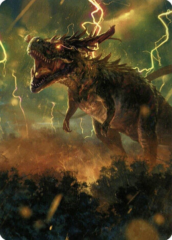 Image for Thrasta, Tempest's Roar Art Card (42/81) (42) [Art Series: Modern Horizons 2]