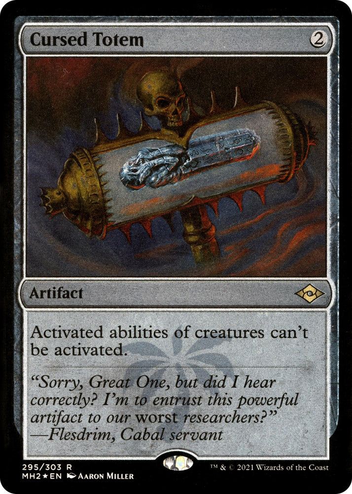 Image for Cursed Totem (Foil Etched) (295) [Modern Horizons 2]