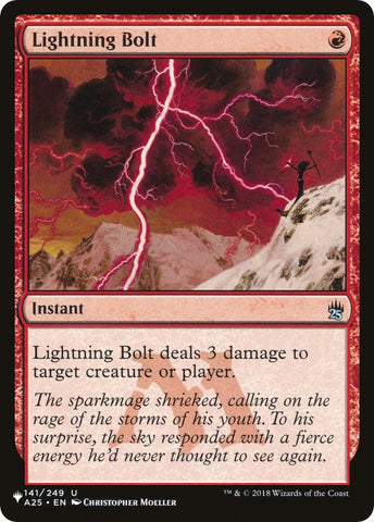 Image for Lightning Bolt (A25) (141) [The List Reprints]