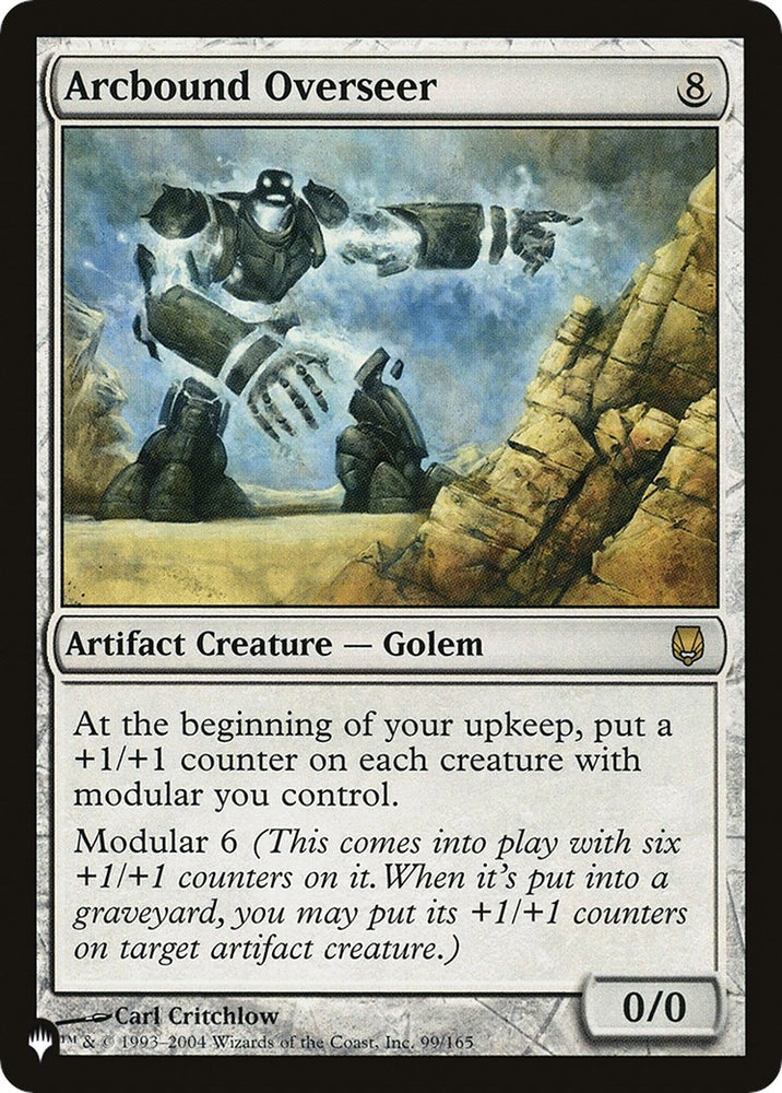 Image for Arcbound Overseer (99) [The List Reprints]