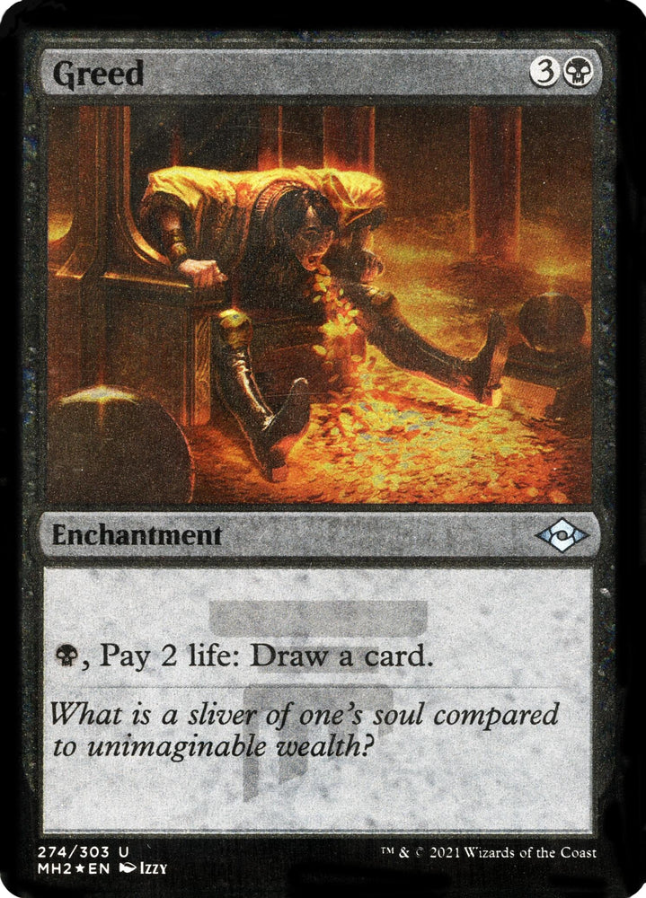 Image for Greed (Foil Etched) (274) [Modern Horizons 2]