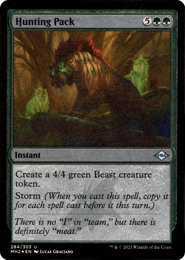 Image for Hunting Pack (Foil Etched) (284) [Modern Horizons 2]