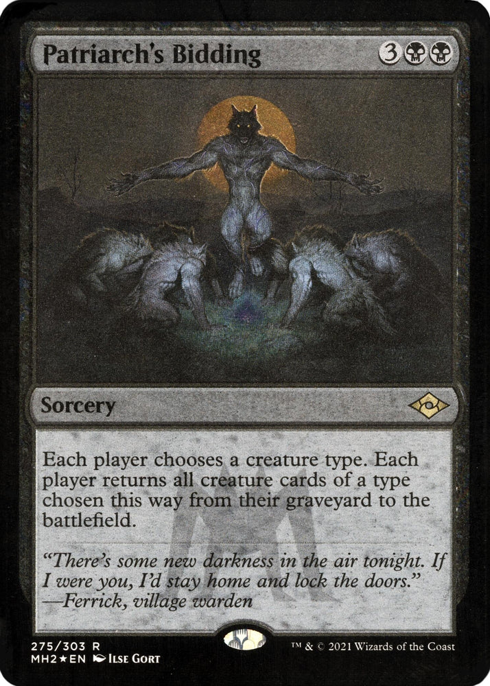 Image for Patriarch's Bidding (Foil Etched) (275) [Modern Horizons 2]