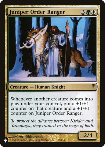 Image for Juniper Order Ranger (130) [The List Reprints]