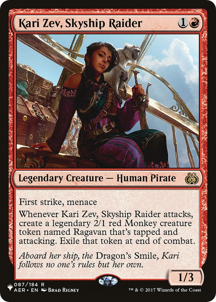 Image for Kari Zev, Skyship Raider (87) [The List Reprints]