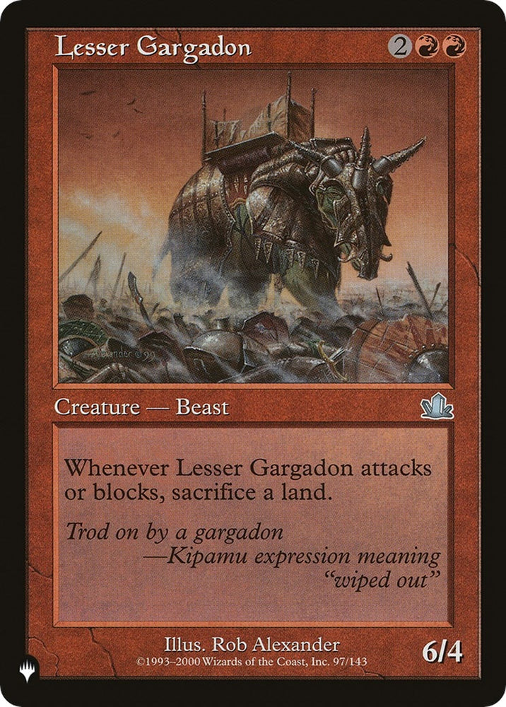 Image for Lesser Gargadon (97) [The List Reprints]