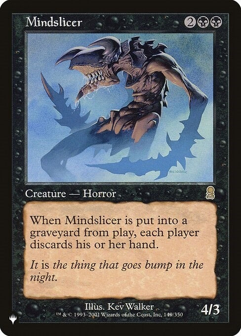 Image for Mindslicer (149) [The List Reprints]