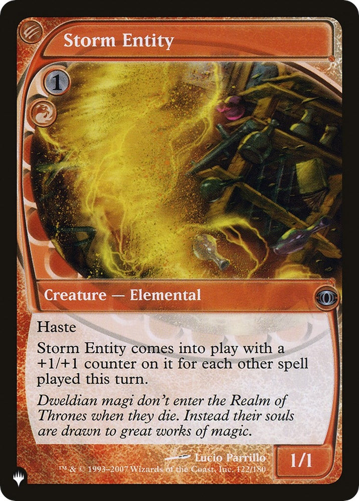 Image for Storm Entity (122) [The List Reprints]