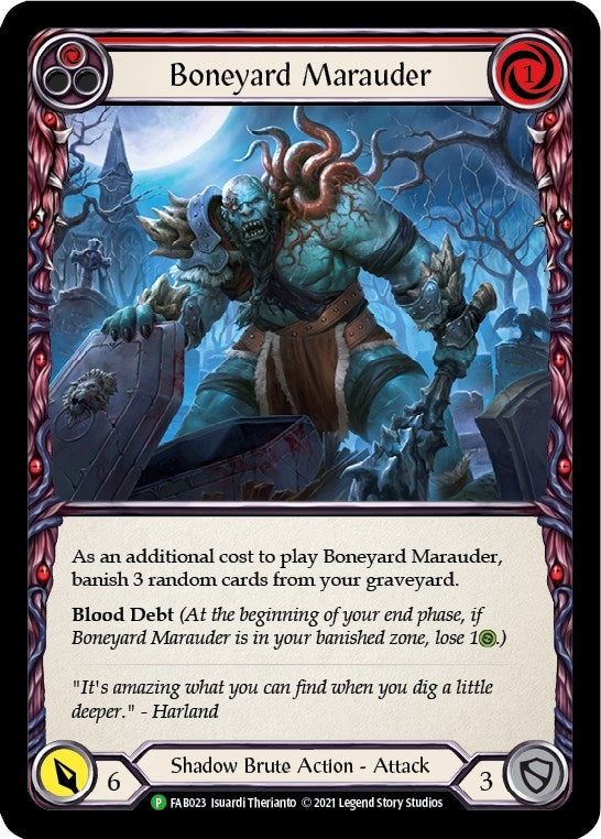 Image for Boneyard Marauder (Red) - FAB023 (FAB023) (Flesh and Blood: Promo Cards) - Flesh and Blood TCG