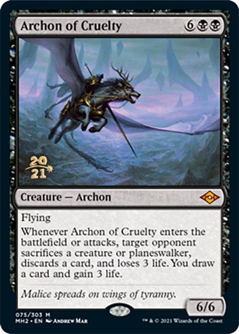 Image for Archon of Cruelty (75) [Prerelease Cards]