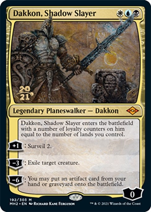 Image for Dakkon, Shadow Slayer (192) [Prerelease Cards]