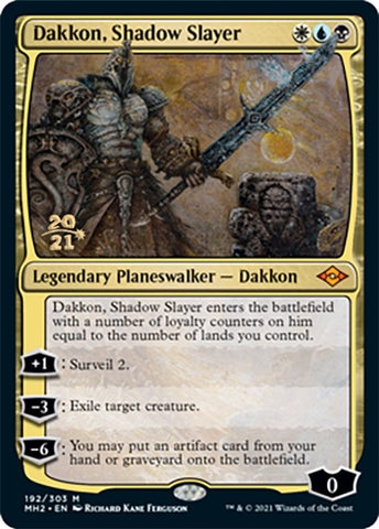 Image for Dakkon, Shadow Slayer (192) [Prerelease Cards]