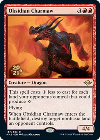 Image for Obsidian Charmaw (137) [Prerelease Cards]