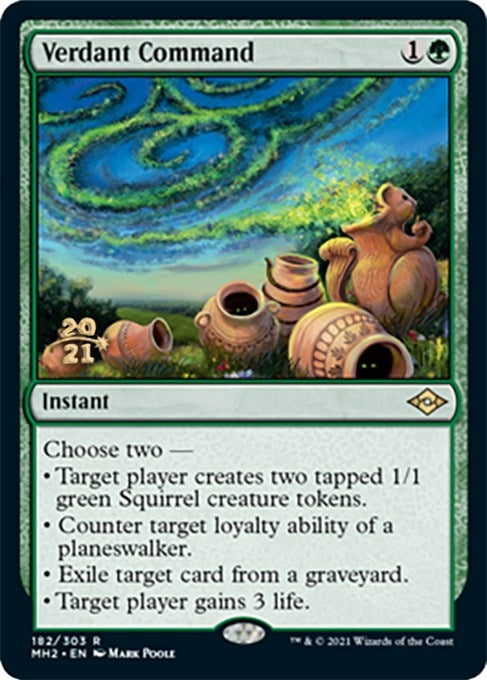 Image for Verdant Command (182) [Prerelease Cards]