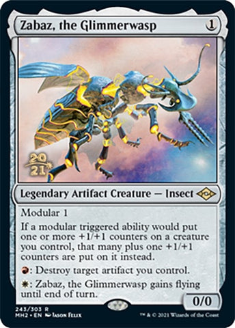 Image for Zabaz, the Glimmerwasp (243) [Prerelease Cards]