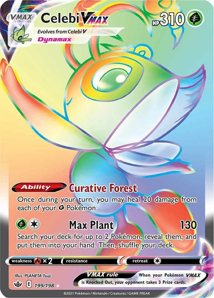 Image for Celebi VMAX (Secret) (199/198) [SWSH06: Chilling Reign]