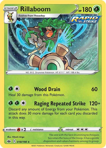 Image for Rillaboom (018/198) - Pokemon