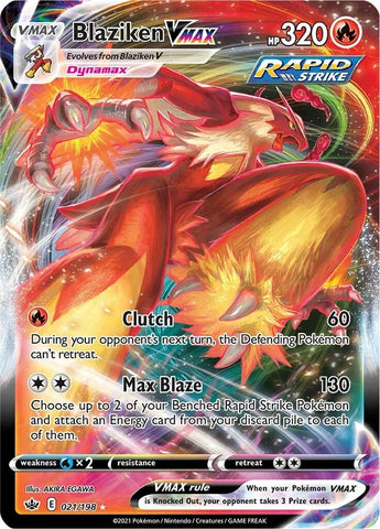 Image for Blaziken VMAX (021/198) [SWSH06: Chilling Reign]