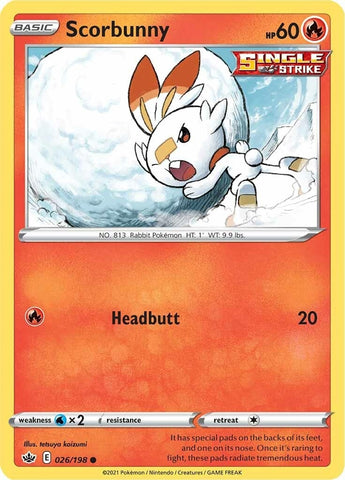 Image for Scorbunny (026/198) - Pokemon
