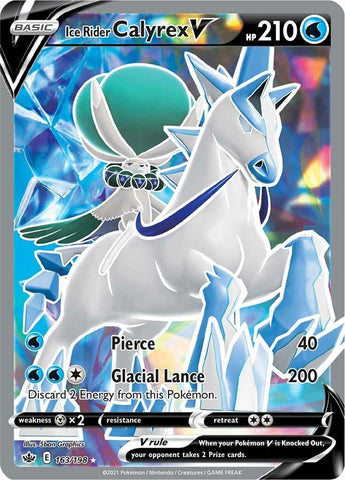 Image for Ice Rider Calyrex V (Full Art) (163/198) [SWSH06: Chilling Reign]