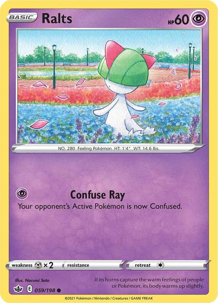 Image for Ralts (059/198) [SWSH06: Chilling Reign]