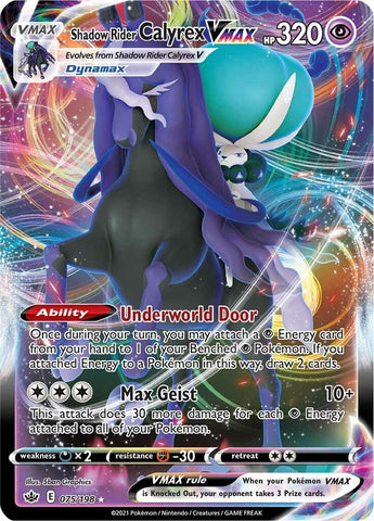 Image for Shadow Rider Calyrex VMAX (075/198) - Pokemon