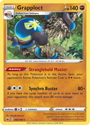 Image for Grapploct (092/198) [SWSH06: Chilling Reign]