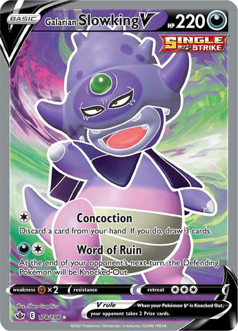 Image for Galarian Slowking V (Full Art) (178/198) [SWSH06: Chilling Reign]