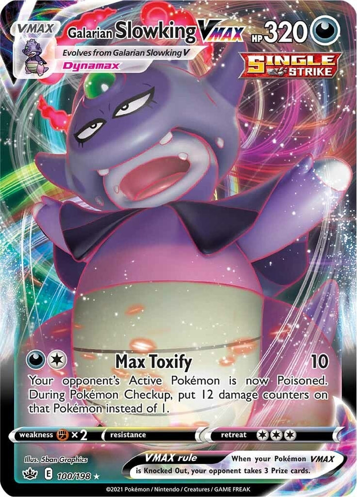 Image for Galarian Slowking VMAX (100/198) [SWSH06: Chilling Reign]