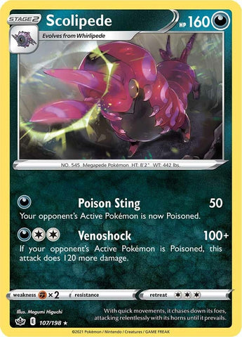 Image for Scolipede (107/198) - Pokemon