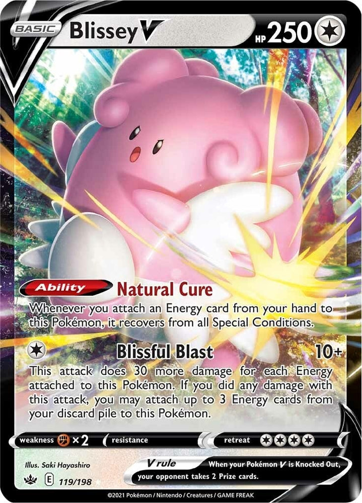 Image for Blissey V (119/198) [SWSH06: Chilling Reign]