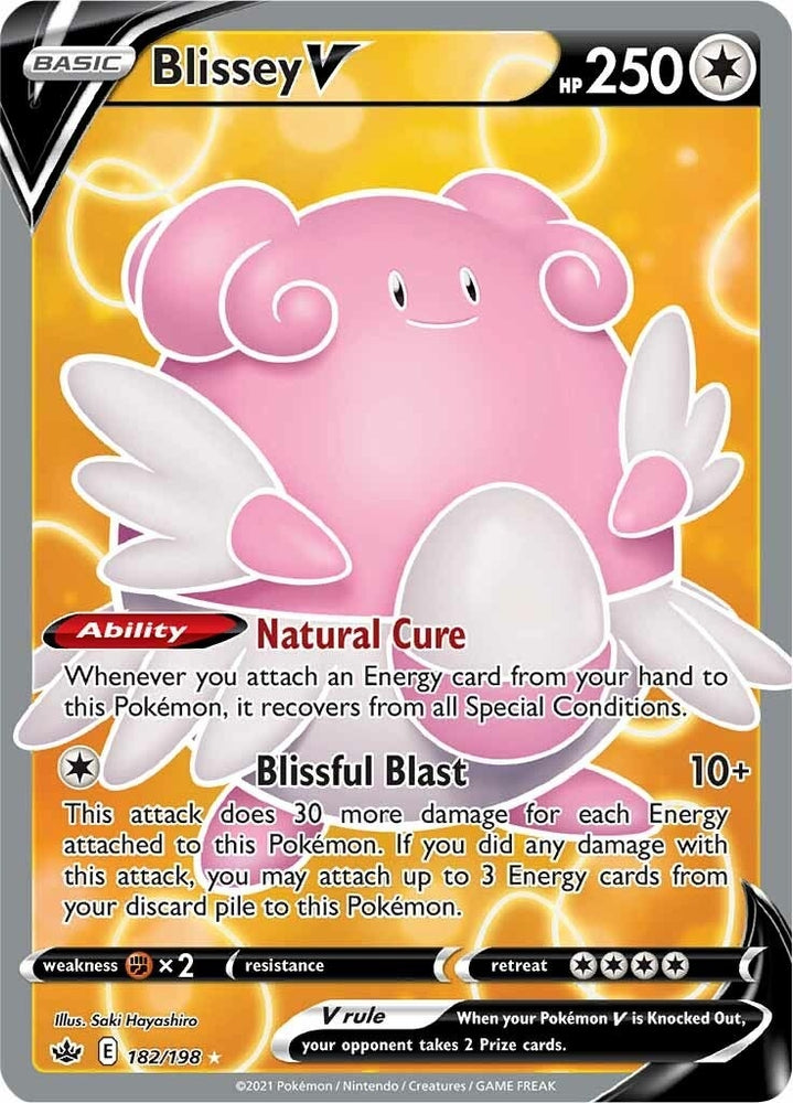 Image for Blissey V (Full Art) (182/198) [SWSH06: Chilling Reign]