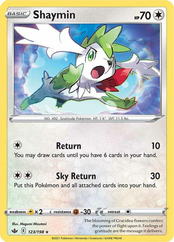 Image for Shaymin (123/198) [SWSH06: Chilling Reign]