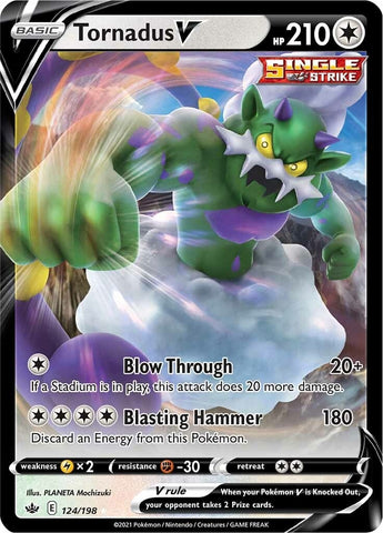 Image for Tornadus V (124/198) [SWSH06: Chilling Reign]