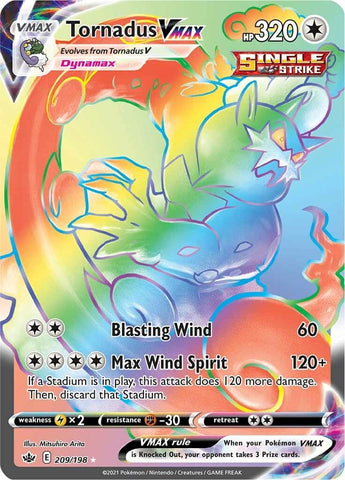 Image for Tornadus VMAX (Secret) (209/198) [SWSH06: Chilling Reign]