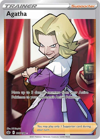 Image for Agatha (Full Art) (186/198) [SWSH06: Chilling Reign]