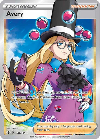 Image for Avery (Full Art) (187/198) [SWSH06: Chilling Reign]